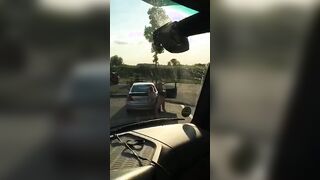 Camionista becca coppia italiana scopare in strada