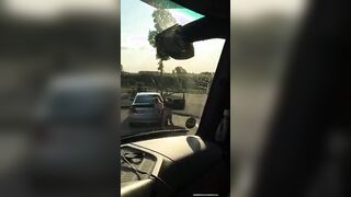 Camionista becca coppia italiana scopare in strada