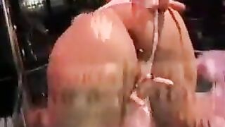 EVA HENGER scopata in locale notturno da capellone