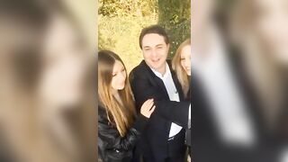 Andrea Dipre spompinato da Luana e Rebecca di Pordenone