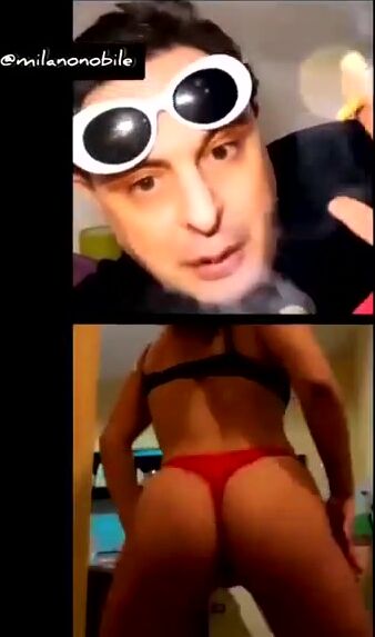 Andrea Diprè vede un bel culo e ha le allucinazioni