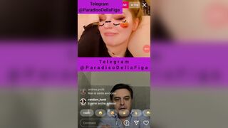 Diprè e le sue puttanelle live instagram