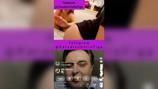 Diprè e le sue puttanelle live instagram