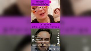 Diprè e le sue puttanelle live instagram