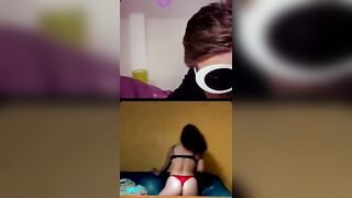 Diretta Instagram - Culona colombiana lo fa tirare ad Andrea Diprè