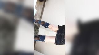 Serena Rinaldi flash culo