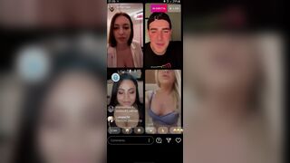 La vera gola profonda in live Instagram