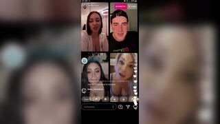 La vera gola profonda in live Instagram