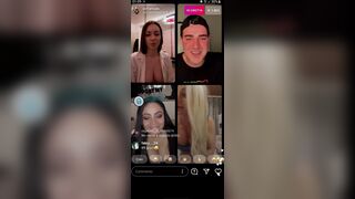 La vera gola profonda in live Instagram