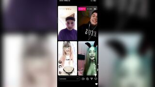 Diretta Instagram porno - Ragazzi ha uscito le tette