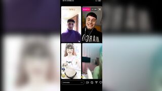 Diretta instagram - Leva le mani e facci vedere le tette