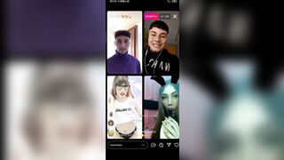 Diretta instagram - Leva le mani e facci vedere le tette