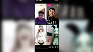 Diretta instagram - Leva le mani e facci vedere le tette