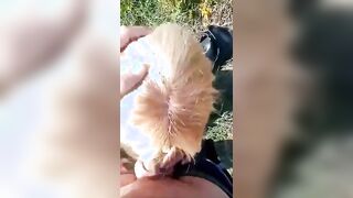 Giovane fidanzata italiana fa un bocchino al parco al suo ragazzo