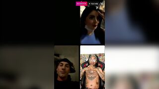 Festeggio in piazza Duomo con scritto Forza Inter sulle tette