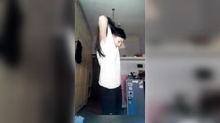 Ragazza italiana Periscope Angylatettona flash tette