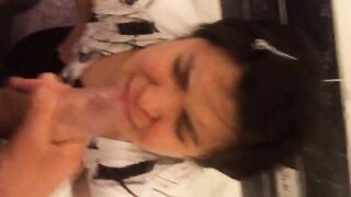 Prima sborrata in faccia fidanzatina 18 enne