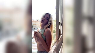Elena Berlato video culo e tette sulla terrazza Video Ofans