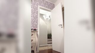 Emanuela Botto strip in lingerie nera