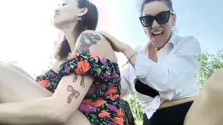 MILF ITALIANE fanno le porche in un parco pubblico in live su C4