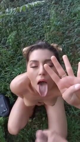 POSSO FARE UN VIDEO MENTRE TI SPOMPINO - Bresciana lo succhia a sconosciuto