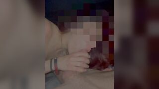 ECCOLA CHE ARRIVA - Pompino fidanzata italiana che ingoia tutto