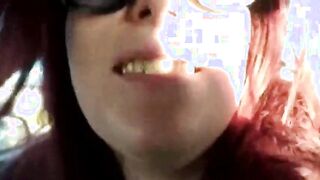 FAMMELO SUCCHIARE COSI TENGO LA BOCCA OCCUPATA - Pompa in auto rossa italiana