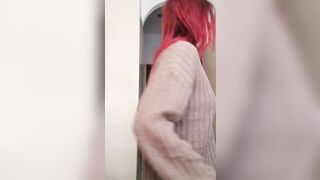 Strip rossa italiana OF bel lato b