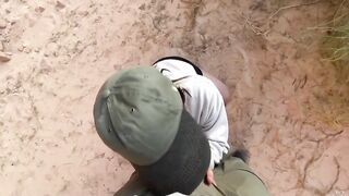 Pompino outdoor coppia italiana nel deserto