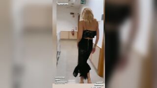 Ilary Blasi outfit in Tv Isola dei Famosi