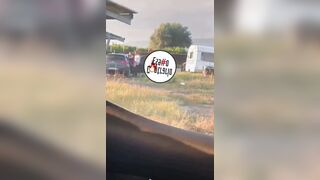 Palermo Trio all'aperto in macchina