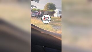 Palermo Trio all'aperto in macchina