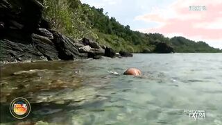 Mercedesz Henger splendida all'isola dei famosi collection