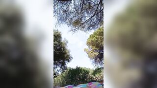 FATEMI BAGNARE TUTTA CHE DIVENTO PORCA - Show Milf italiana C4 outdoor