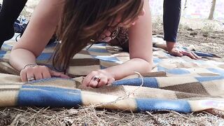 FALLA GODERE LA PUTTANA - Bull chiava la troia nel bosco e cornuto riprende