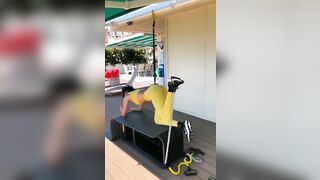 allenamento per la splendida Elisabetta Gregoraci