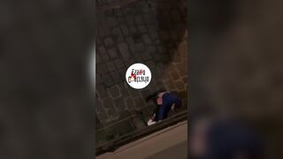 Pompino in centro storico a Pistoia