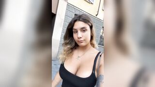 Greta Z. Teen tettona italiana