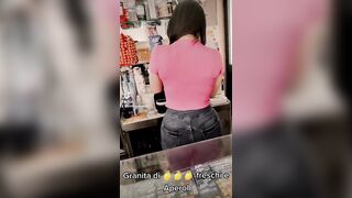 Claudia Loforese Limoni in quantità industriale Barista Pugliese tettona TikTok