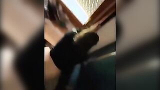 Professoressa napoletana scopata mentre parla al cellulare con studente