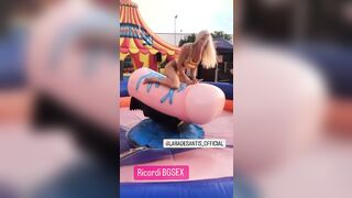 Lara De Santis giochi erotici montando cazzone