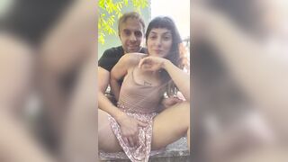 Giovane coppia italiana esibizionista C4