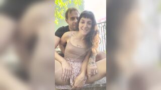 Giovane coppia italiana esibizionista C4