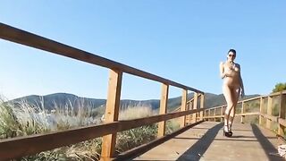 Ragazza italiana fica Esibizionismo Outdoor