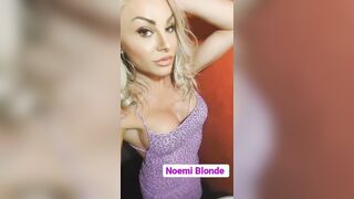 Noemi Blonde transex italiana