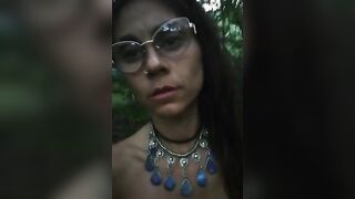 La scopa con il ciclo nel bosco e le viene in bocca SCOPATA OUTDOOR ITALIANA