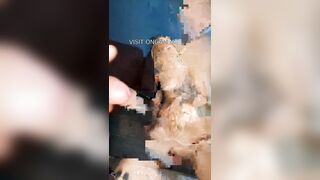 Coppietta italiana con lei biondina fica scopata su C4