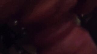 Primo piano di Jenny che mi fa un pompino