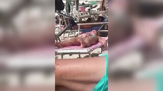 Si sditalina in spiaggia SPETTACOLO VA COME E' FELICE