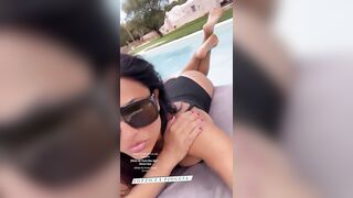 Maria Mazza in black body